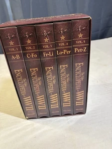 The Encyclopedia of WWII (World War II) - 5 VHS Set -m - Picture 1 of 3