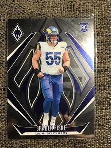 2024 Panini Phoenix Football RC Braden Fiske - Bild 1 von 2