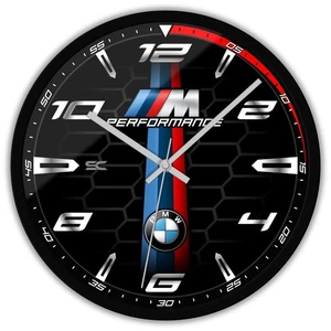 Orologio da parete Nero 30cm Silenzioso per fan di M Performance Sport BMW Clock - Imagen 1 de 5