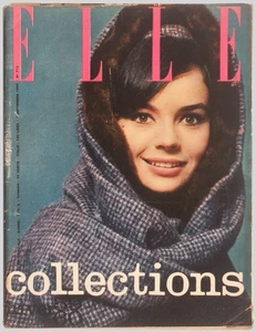 'ELLE' FRENCH VINTAGE MAGAZINE COLLECTIONS ISSUE PASCALE COVER 7 SEPTEMBER 1959 - Picture 1 of 4