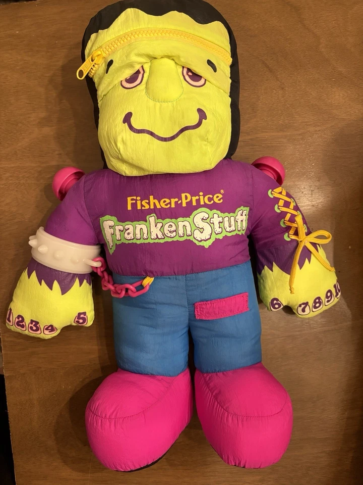 Juguete de peluche de nailon Fisher-Price FrankenStuff Frankenstein Monster Activity de colección  Foto 1 de 4