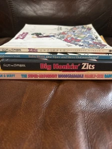 Lot Of 4 Books Zits Scott & Borgman Far Side Gary Larson Comic Collection - Bild 1 von 5