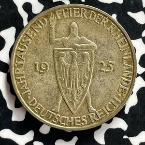 1925-D Germany 3 Mark Lot#JM9856 Silver! Nice! - Picture 1 of 2