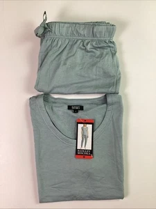 Badgley Mischka Women’s Size M 2-Piece Pajama Lounge Set Short Sleeve Soft Comfy - Picture 1 of 12