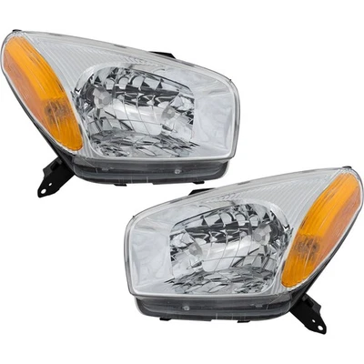 Headlight Set For 2001-2003 Toyota RAV4 Left and Right With Bulb 2Pc Foto 1 de 4