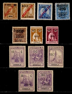 ANGOLA, PORTUGAL: 1921 - 25 BRIEFMARKEN MIT SATZ MEIST UNGEBRAUCHT - Bild 1 von 1