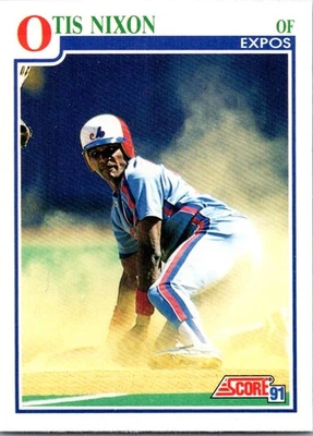 1991 Score Otis Nixon Montreal Expos #431 - Image 1 of 2