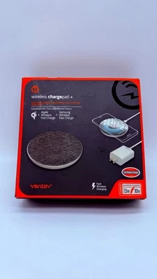 Cargador Inalámbrico Ventev Plus 10W, Gris y Blanco Foto 1 de 2