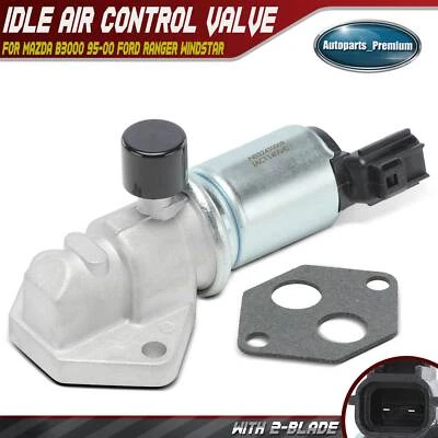 Idle Air Control Valve for Mazda B3000 1995-2000 Ford Ranger Windstar 2-Blade - Image 1 of 4