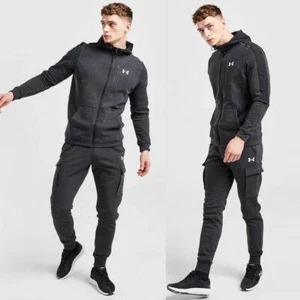 Under Armour Mens Tracksuit Fleece Sportswear Hoodie Joggers Hoody Bottoms Zip - Picture 1 of 6