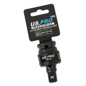 US PRO INDUSTRIAL 1/2" DR Universal Impact Socket Joint Wobble Swivel Adaptor - Picture 1 of 2