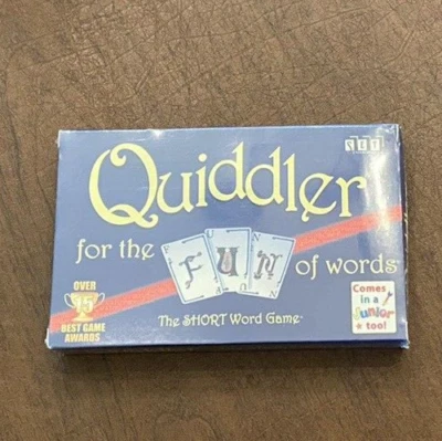 QUIDDLER Classic Card Word Game, Players 1-8, Kids 8+ & Adults - NEW SEALED - Image 1 of 4