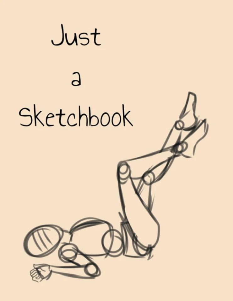 Just a Sketchbook - Drawing Mannequin: Large Blank Sketchbook for Creative Kids, - Image 1 of 1