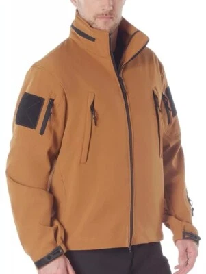 Rothco Special Ops Soft Shell Jacket Brown Weather Defense Size Medium M - Image 1 of 4