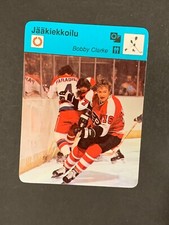 1979 Sportscaster Finnish Bobby Clarke Philadelphia Flyers Card #69-1649 NM