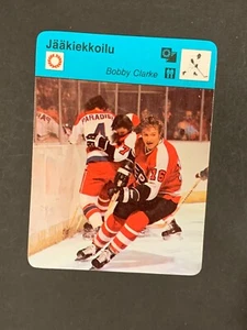 1979 Sportscaster Finnish Bobby Clarke Philadelphia Flyers Card #69-1649 NM - Picture 1 of 2