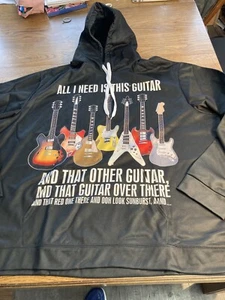 Zootop Bear Guitar Print Hoodie Men’s 3XL - Picture 1 of 9