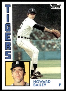 1984 Topps Howard Bailey Detroit Tigers #284