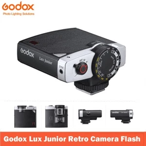 Godox Lux Junior 6000K Retro Camera Flash Speedlite for Canon Nikon Sony Fuji - Picture 1 of 20