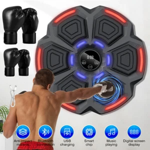 Bluetooth 9 Training Modes Smart Music Boxing Machine with 4Gloves Wall Mounted - Picture 1 of 12