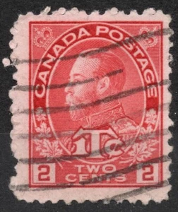 SG231 MR3b 1916 2+1c CANADA KingGeorge V w/ 1T¢ inscription 1915-16 WarTax issue - Picture 1 of 2