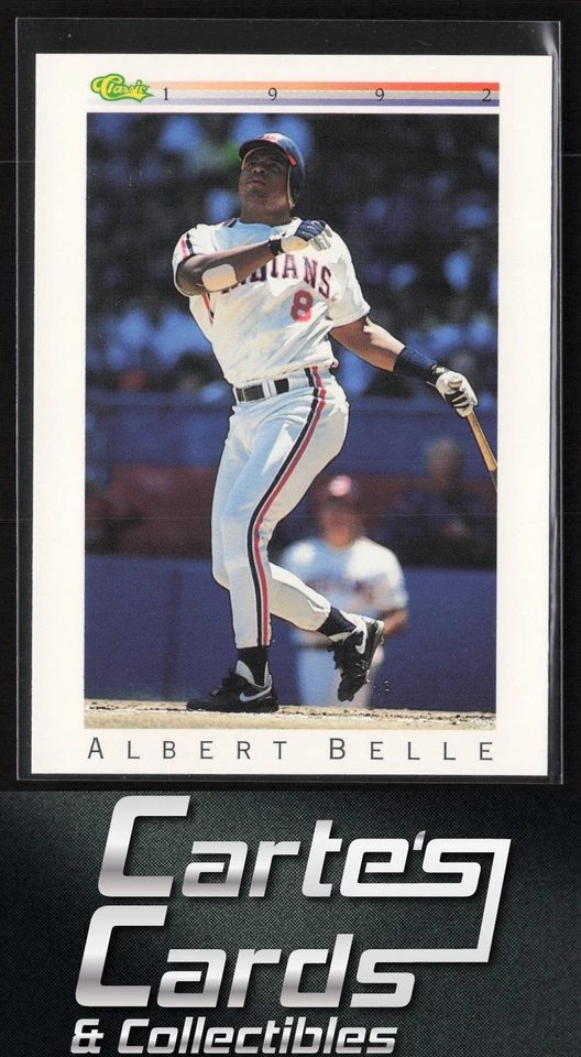 Albert Belle 1992 Classic I Travel White #T13 Cleveland Indians - Image 1 of 2