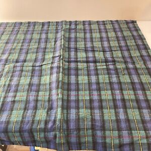divate home pillowcase standard green plaid 100% cotton flannel modern