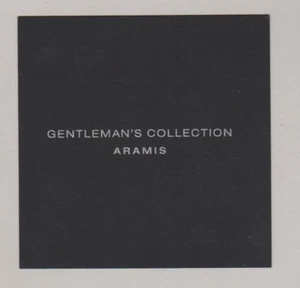Carte publicitaire - Gentleman's Collection de Aramis recto verso - Imagen 1 de 2