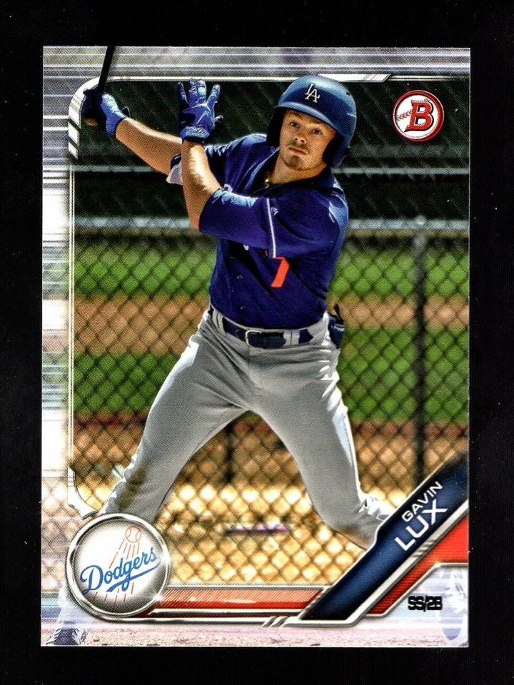 2019 BOWMAN BP130 GAVIN LUX RC QTY LOS ANGELES DODGERS - Image 1 of 1