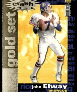 John Elway 1995 Collector's Choice #C2 You Crash the Game Gold Broncos - Imagen 1 de 2