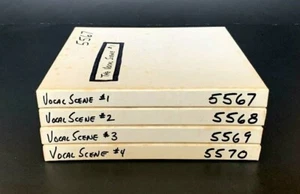 4 REEL TO REEL TAPES THE VOCAL SCENE RADIO SHOWS GEORGE JELLINKEK OPERA RECORDS - Picture 1 of 6