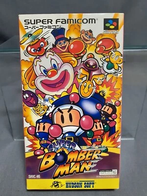 NINTENDO SUPER FAMICOM SUPER BOMBER MAN Japanese version Boxed - Image 1 of 2