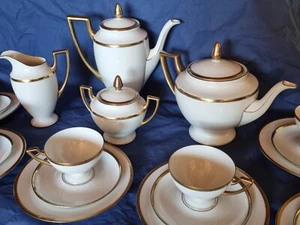 Antikes Hutschenreuther Kaffee Tee Service für 6 Personen Jugendstil 1914 -Top- - Bild 1 von 9