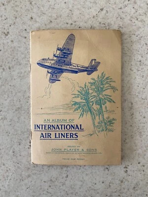 Cigarette Cards An Album of International Airliners by John Player and Sons 1936 - Image 1 of 4