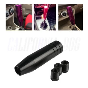 Long Plus Universal Manual Car Gear Stick Shift Knob Shifter Lever 13cm Black  - Picture 1 of 7