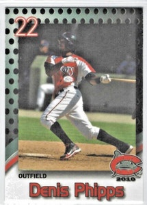 2010 Carolina Mudcats (Double-A Cincinnati Reds) Denis Phipps