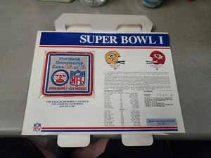 SUPER BOWL 1 ~ 1967 PACKERS / CHIEFS Willabee Ward OFFICIAL NFL SB I PATCH CARD - Picture 1 of 7
