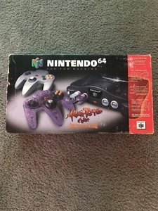 Nintendo 64 N64 Konsole Atomic Purple Bundle Set CIB komplett in Box schneller Versand - Bild 1 von 9
