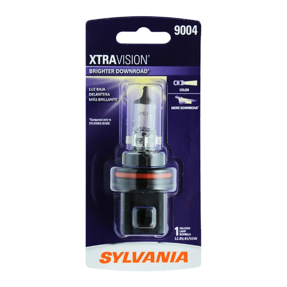 SYLVANIA XTRAVISION 9004 BOMBILLA DE REPUESTO NUEVA EN CAJA Foto 1 de 1