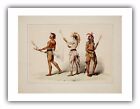 Catlin American Indian Portfolio: &quot;Ball Players (Lacrosse)&quot; ? Fine Art Print