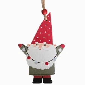 4 Stück Wichtel Holz Christbaumschmuck Kugeln Neu mit Etikett von CoCo&Ned - Bild 1 von 1