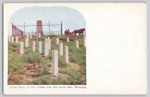 Postal Lugar de Entierro del General Custer Wyoming EE. UU. JF1.80 - Imagen 1 de 2
