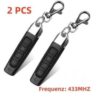 2x 433MHZ Universal Fernbedienung Garagentor Fernbedienung Handsender Toröffner - Bild 1 von 5