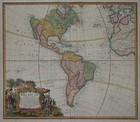 Americae mappa generalis - Amerika - Homann Erben 1740 - Original - Altkolorit