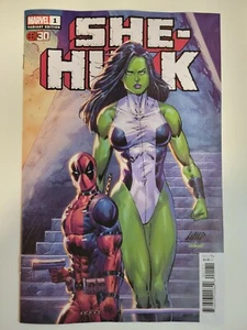 She-Hulk #1 Marvel 2022 Series Liefeld Deadpool 30th Variant 9.4 Near Mint - Picture 1 of 2