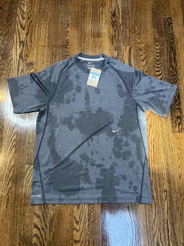 Nike ADV Top Shirt A.P.S. Engineered Fitness Iron Grey DX6954-068 Men's Lg