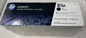 HP 85A Genuine LaserJet CE285D Double Pack, Black, New Factory SEALED - Photo 1/6