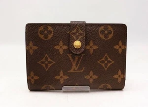 Cartera Louis Vuitton Monograma Viennois Bloqueo de Beso Plegable Excelente Estado Desde - Imagen 1 de 9