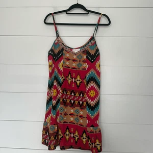 Band of Gypsies Women’s Large Boho Aztec Tank Dress - Picture 1 of 4