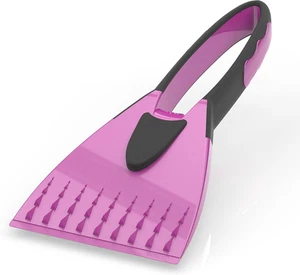 Raschietto per Ghiaccio 2K Con Manico Morbido Integrato - Colore: Rosa - Foto 1 di 12